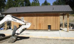 The Waterfront Park bathroom