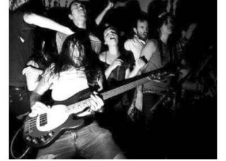 Former islander Andy Crane plays bass and sings in the band Wildildlife. The band also includes Matt Rogers and Willy Nilz.