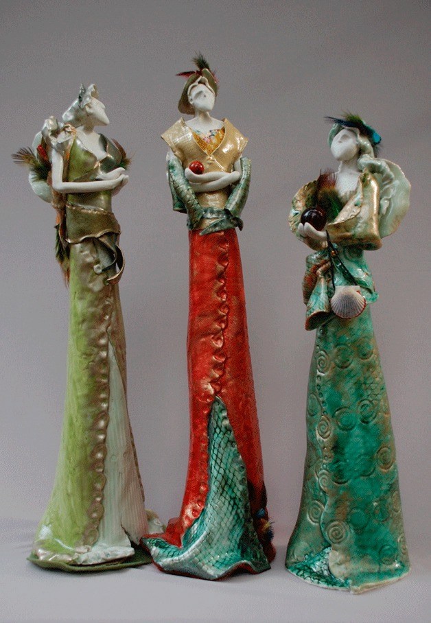 “Spirit Guardians” by artist Ann Reynolds-Pearl will be presented at the Gallery at Grace in November.