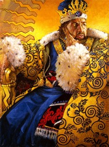 “King” by Richard Jesse Watson is just one of many works by the artist currently on display in “Inner Zoo