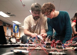 Bainbridge High School robotics club mentor Stephen Hellriegel