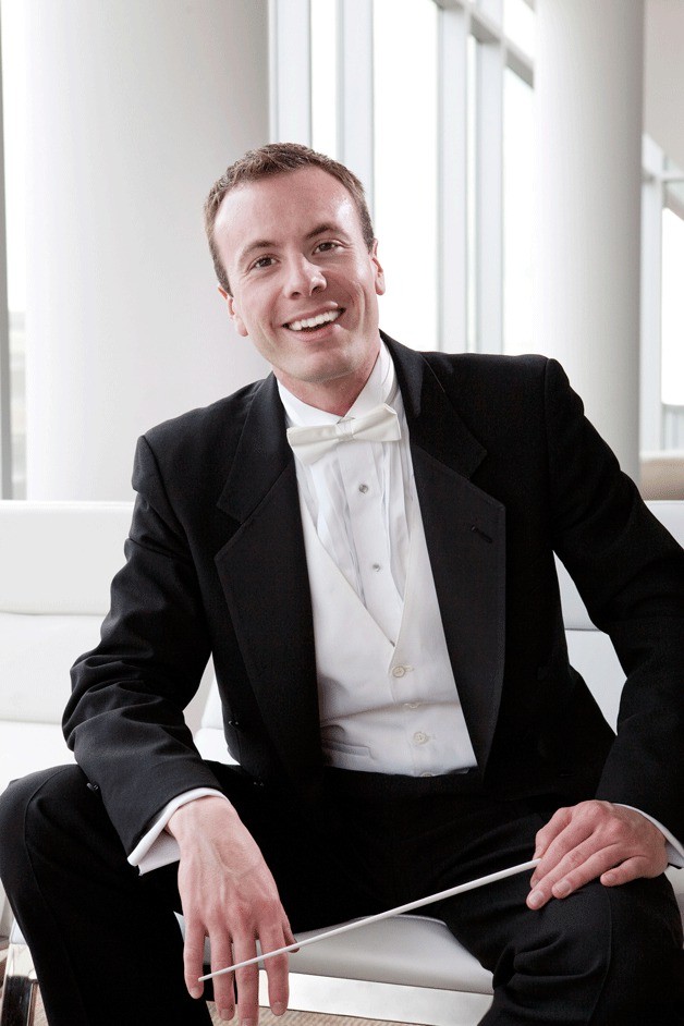 Bainbridge Symphony Orchestra Music Director and Conductor Wesley Schulz