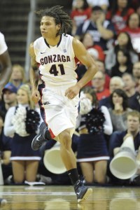 Steven Gray scored 10 points in Gonzaga's loss to Illinois Dec. 4.