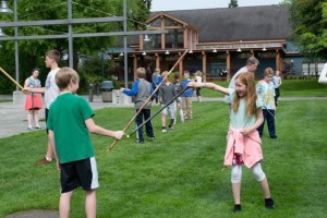 BPA's young actors rehearse for their Spring Play Festival.