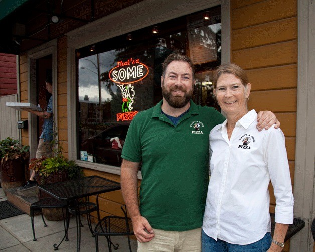 Will Grant and his mother Marti