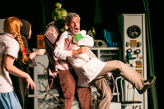 Peter Vosshall stars as Dr. Frankenstein in the Ovation! Performing Arts Northwest production of “Young Frankenstein.”