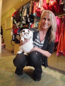 Karin Lehotsky spends her days working with Bun Bun at Lollipops