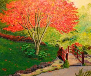 “Transition in Red” by Lori Grant.