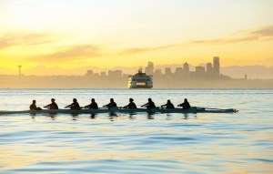 “Rowers on Puget Sound