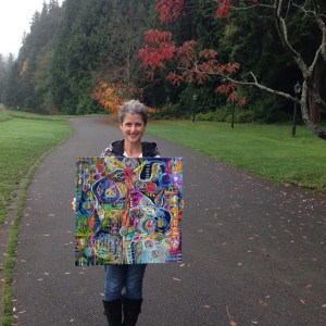 Karen Gerstenberger with “Lark Song