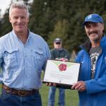 Bainbridge Island Football Club awarded historic Peace Field plaque