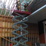 Luciano Marano | Kitsap News Group                                Construction is underway at Bainbridge Island Fire Station 23 to expand the rear apparatus bay as part of the overall building upgrade being done as it is now staffed 24/7. A celebratory open house will be held from 1 to 3 p.m. Saturday, Nov. 5.