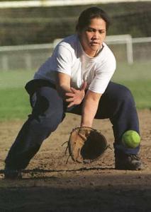 Senior Angie Rapada returns this year at third base.