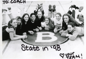 The 1989-90 BHS girls took fourth in the state tournament.
