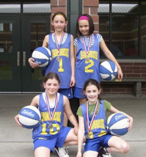The winners of the 2006 Hoopfest for B.E.S.T. in the third to fourth th grade bracket
