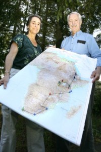 Judy Friesem and Kim Bush recently returned from a peace building tour of Africa. Bush will discuss his experiences today at the library.