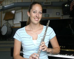 Kelsey Michie is the new band director at Bainbridge High School for the 2006-2007 school year.