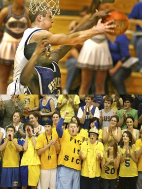 Caleb Davis (in white