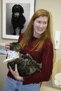 Joanna Alexander cradles Willis