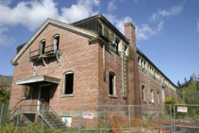 The historic quartermaster building has sat in disrepair since the 1960s.