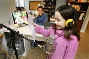 Grace Purdy is the voice of a new video game by her dad