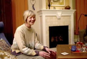 Megan Benton (above) and her husband. Paul. moved to Bainbridge Island two years ago