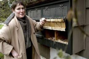 Candace Jagel discusses the eggs from her 30 backyard chickens. She is moving to San Juan Island where she says the farming heritage hasn’t been swallowed by development.