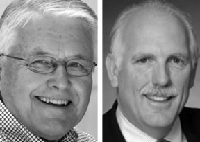 (L-R) Candidates for City Council Bill Knobloch and John Doerschuk.