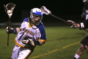 Willy Delius looks for a shot in early season play. The senior scored twice against Issaquah Friday.