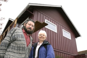 Project manager Garnie Quitslund and board president Carol Thornburgh are among the principals in an expansion project of the Marge Williams Memorial Center building.