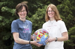 Sarah Lane and Julie Hall share a global responsibility to children.