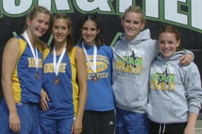 (L-R) Spartan 4x400 relay members Alana MacWhorter