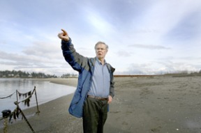 Charles Schmid helped bring attention to toxins leeching into Eagle Harbor from the former Wyckoff creosote facility in the 1980s. While more work remains