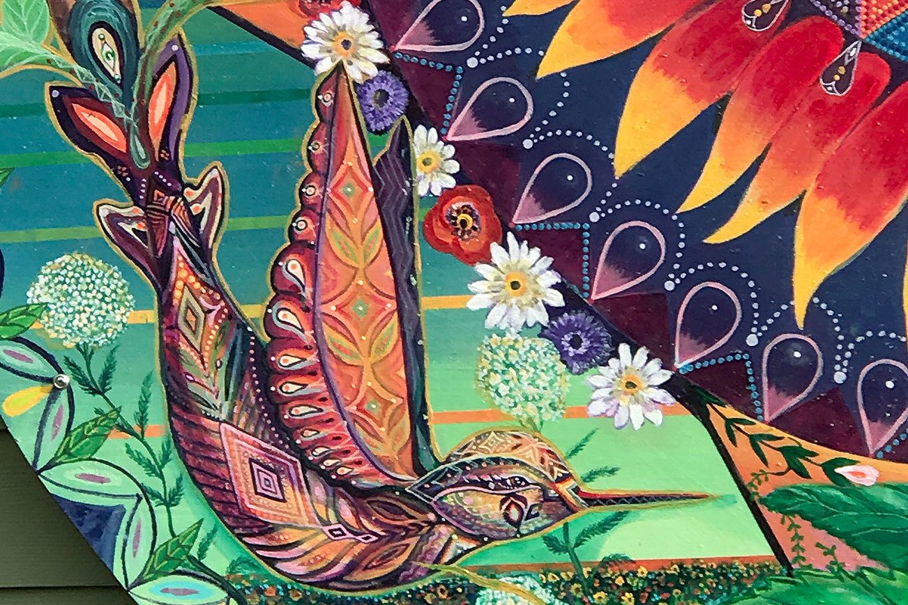 Owen’s Playground gets “Hannah Hummingbird” mural