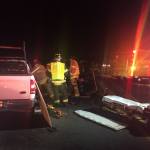 Two seriously hurt in Highway 305 collision