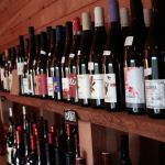 Luciano Marano | Bainbridge Island Review                                A sample of the selection of natural wine in the upstairs section of Willowtree Market.