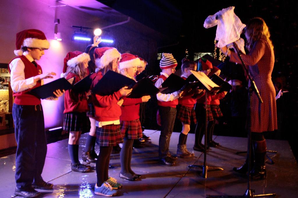 PHOTO GALLERY | A season’s soggy start: Rain did nothing to dampen holiday tree lighting tradition