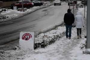 Friday, snowy Friday:Bainbridge gets a seasonal dusting of the white stuff