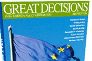 ‘Great Decisions’ to examine foreign policies