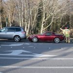 Traffic a mess after two-car crash on High School Road