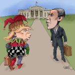Inauguration Day in cartoons: The view from across the water