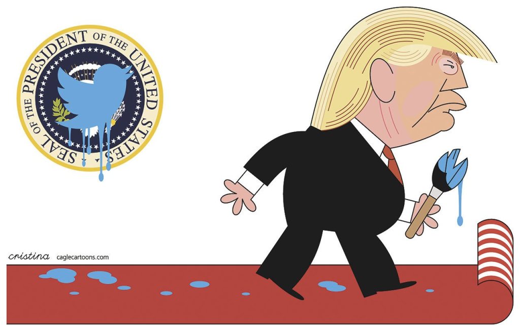 Inauguration Day in cartoons: The view from across the water