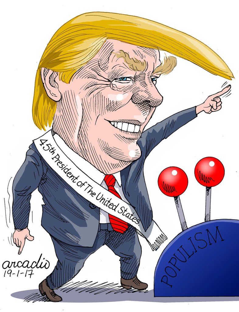 Inauguration Day in cartoons: The view from across the water