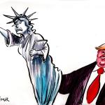 Inauguration Day in cartoons: The view from across the water
