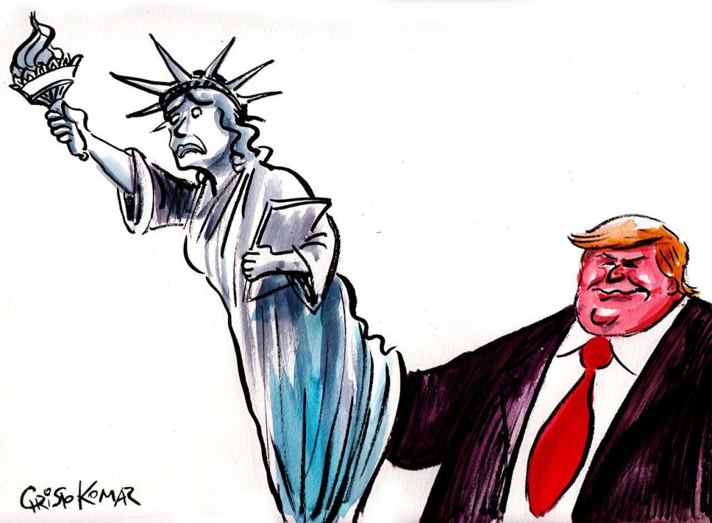 Inauguration Day in cartoons: The view from across the water