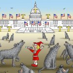 Inauguration Day in cartoons: The view from across the water
