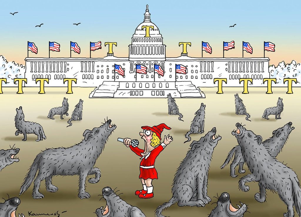 Inauguration Day in cartoons: The view from across the water