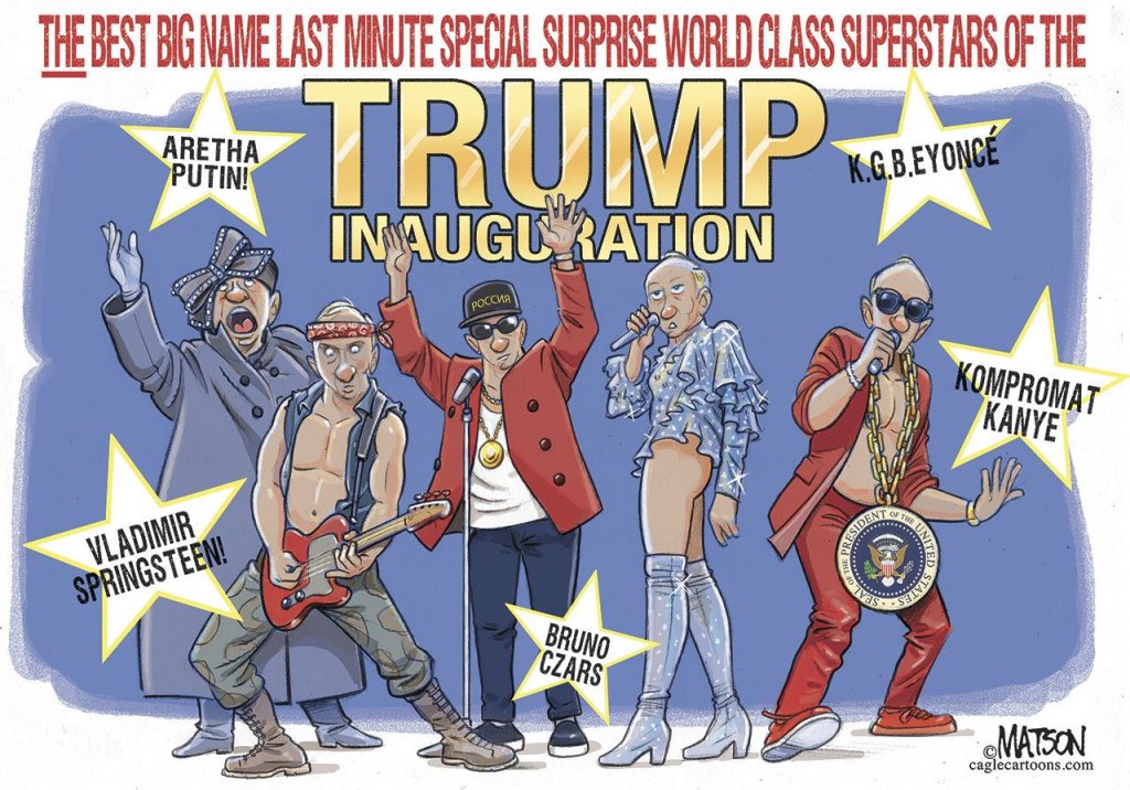 Inauguration Day in cartoons: The view from here