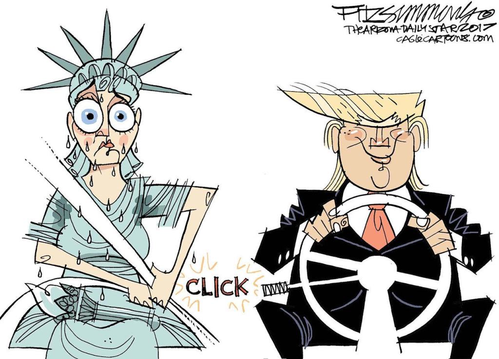 Inauguration Day in cartoons: The view from here