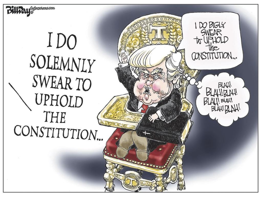 Inauguration Day in cartoons: The view from here